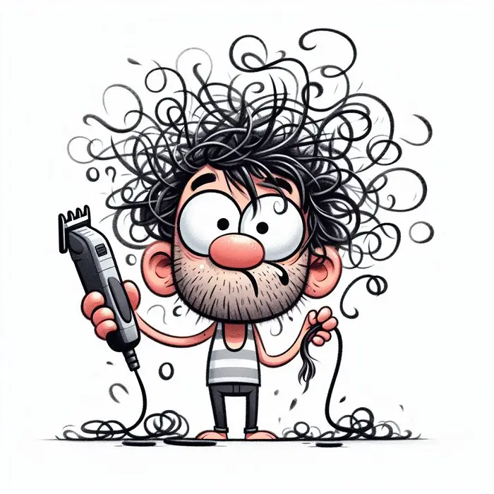 Why is my hair stuck with trimmer