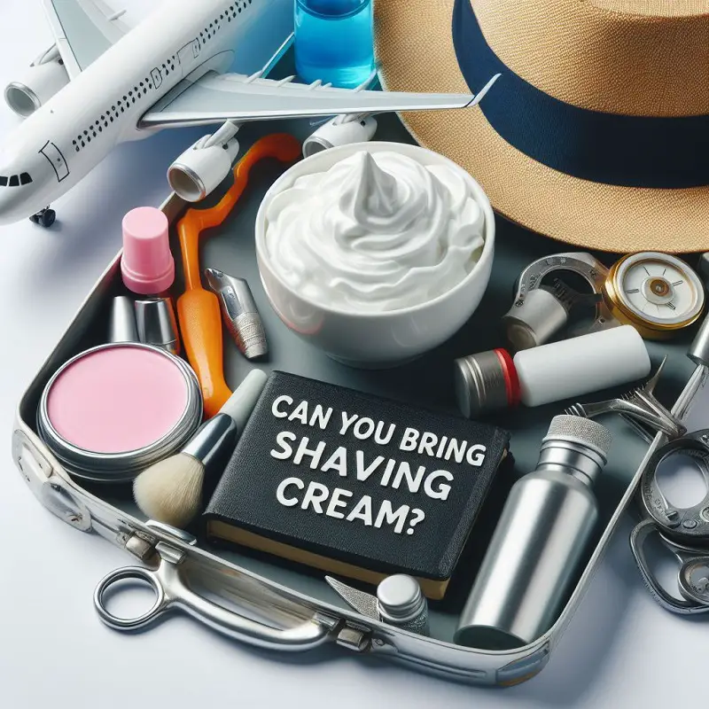Can You Bring Shaving Cream on a Plane